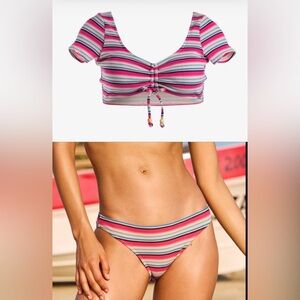 NWT Roxy Bikini Set L